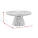 Bellini Round Occasional Coffee Table Complete in Grey - In Home Furniture (San Antonio, TX)