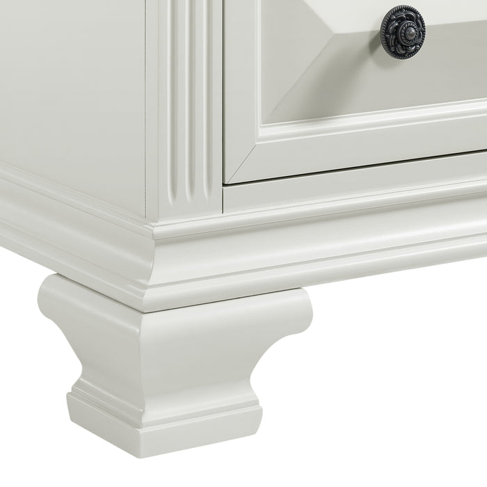 Bridgestone 2-Drawer Nightstand with USB - In Home Furniture (San Antonio, TX)