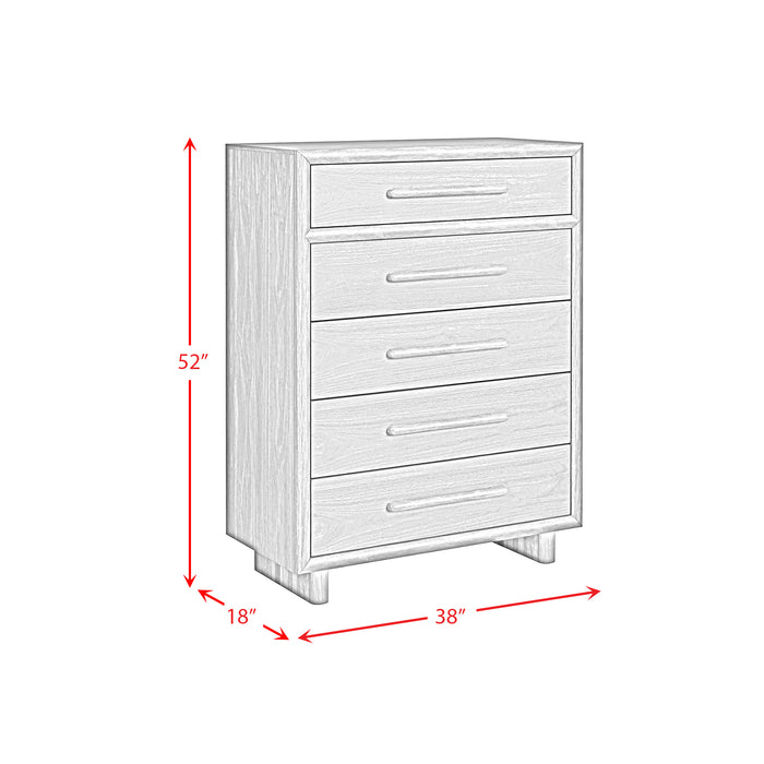 Brisbane UPH Bedroom Set with Boucle Beige and LED - In Home Furniture (San Antonio, TX)