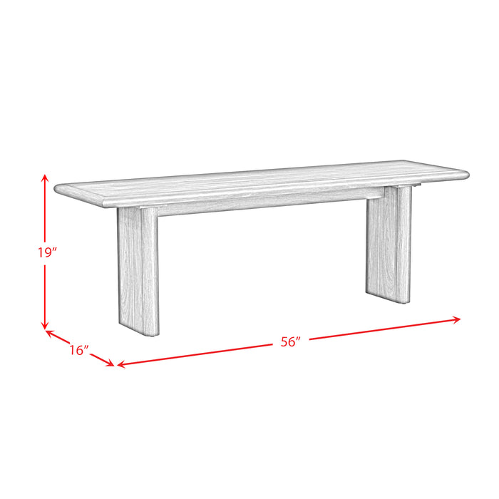 Brisbane Standard Height Dining Set in Brown-Table and Four Fabric Chairs - In Home Furniture (San Antonio, TX)