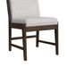 Brisbane Dining Side Chair with Boucle Beige Fabric in Brown (2 Per Carton) - In Home Furniture (San Antonio, TX)