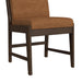 Brisbane Standard Height Dining Set in Brown-Table and Four Fabric Chairs - In Home Furniture (San Antonio, TX)