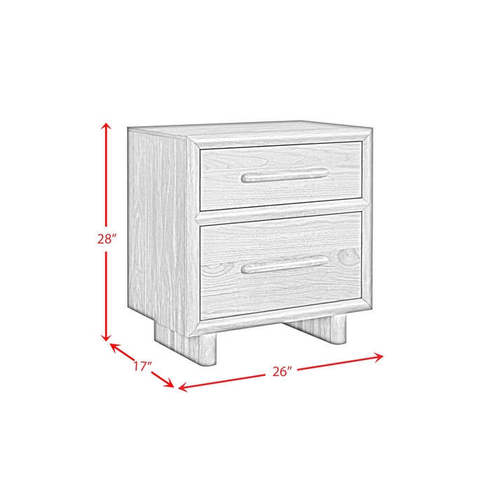 Brisbane UPH Bedroom Set with Boucle Beige and LED - In Home Furniture (San Antonio, TX)