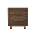 Brisbane Nightstand with USBC and LED in Brown - In Home Furniture (San Antonio, TX)