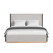 Brisbane UPH Bed with Boucle Beige and LED - In Home Furniture (San Antonio, TX)