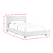 Brookhaven UPH Bed - In Home Furniture (San Antonio, TX)