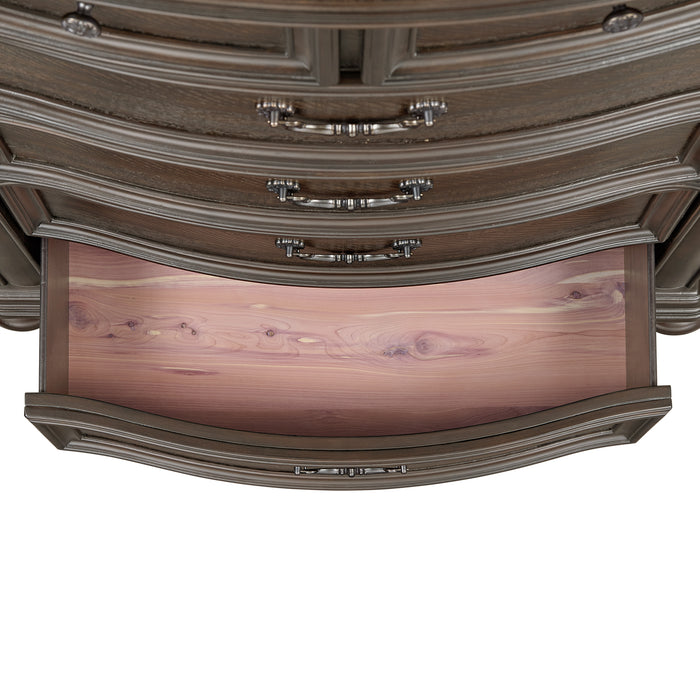 Brunswick 5-Drawer Chest in Mahogany - In Home Furniture (San Antonio, TX)