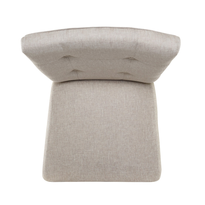 Lexi Tufted Fabric Side Chair in Beige (2 Per Pack) - In Home Furniture (San Antonio, TX)