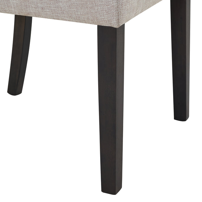 Lexi Tufted Fabric Side Chair in Beige (2 Per Pack) - In Home Furniture (San Antonio, TX)