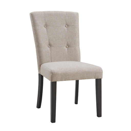 Lexi Tufted Fabric Side Chair in Beige (2 Per Pack) - In Home Furniture (San Antonio, TX)