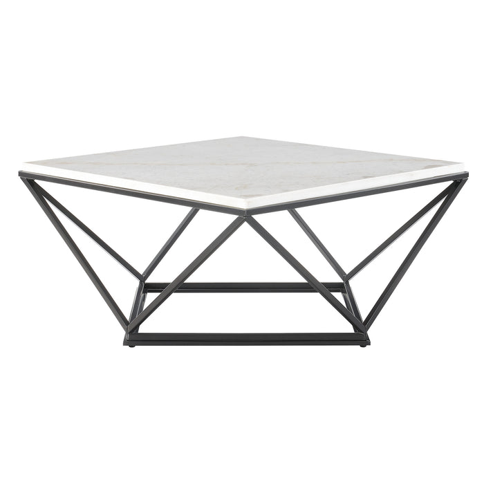 Riko Coffee Table W/ Metal Leg - In Home Furniture (San Antonio, TX)