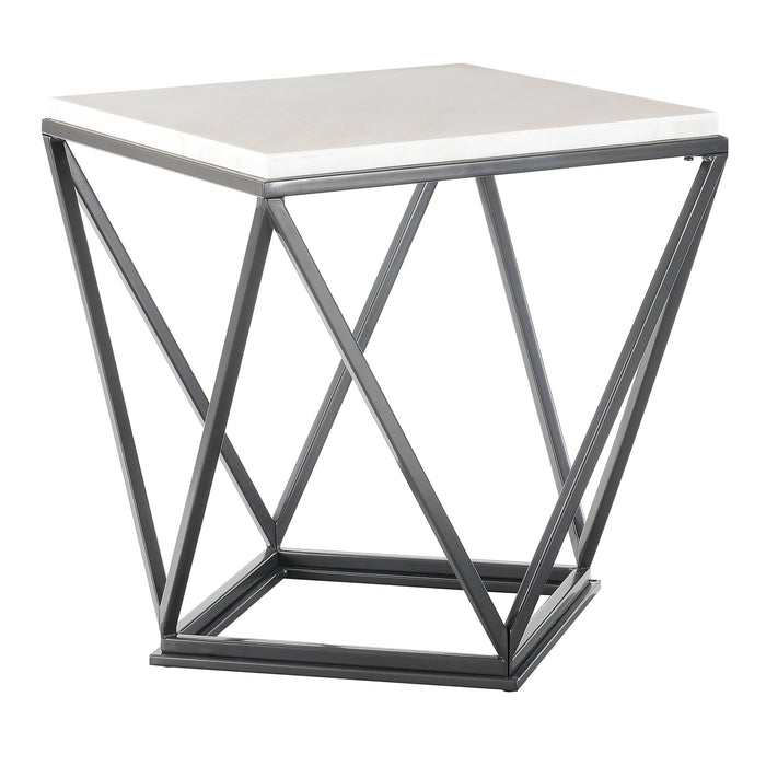 Riko End Table W/ Metal Leg - In Home Furniture (San Antonio, TX)