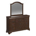 Cameron Cherry Sleigh Bedroom Set - In Home Furniture (San Antonio, TX)