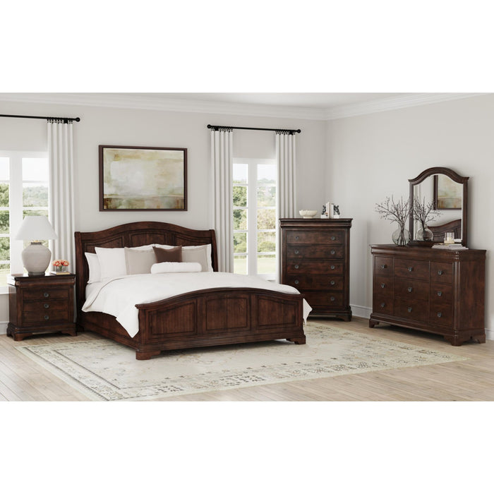 Cameron Cherry Panel Bedroom Set - In Home Furniture (San Antonio, TX)