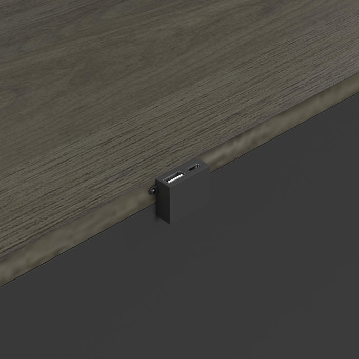 Canterbury 2-Drawer Nightstand with USB - In Home Furniture (San Antonio, TX)