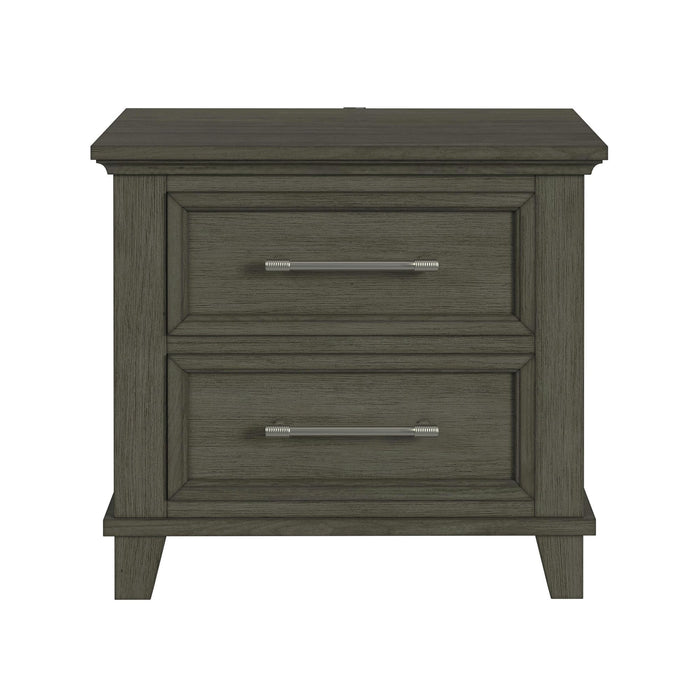 Canterbury 2-Drawer Nightstand with USB - In Home Furniture (San Antonio, TX)