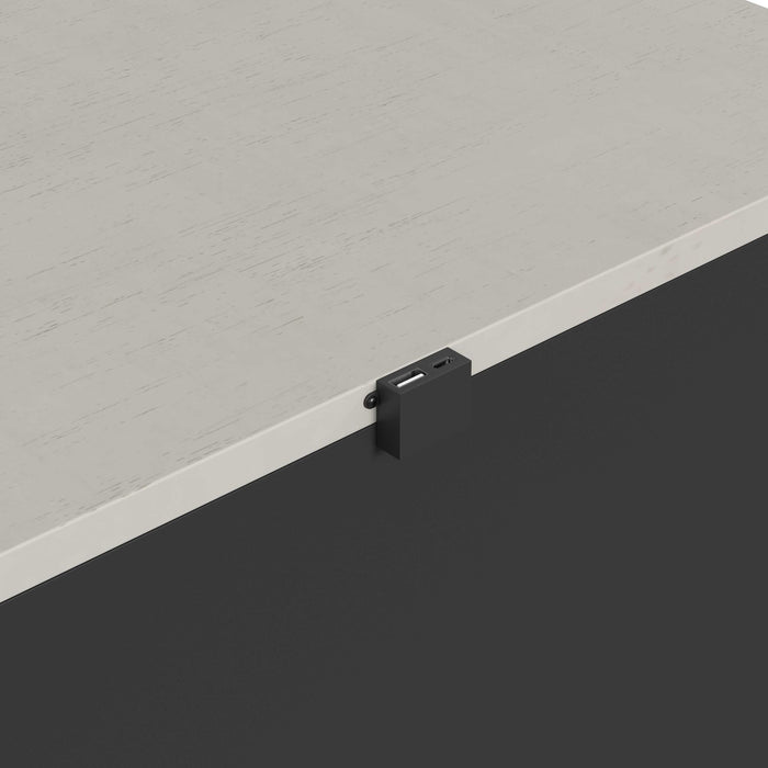 Canterbury 2-Drawer Nightstand with USB - In Home Furniture (San Antonio, TX)