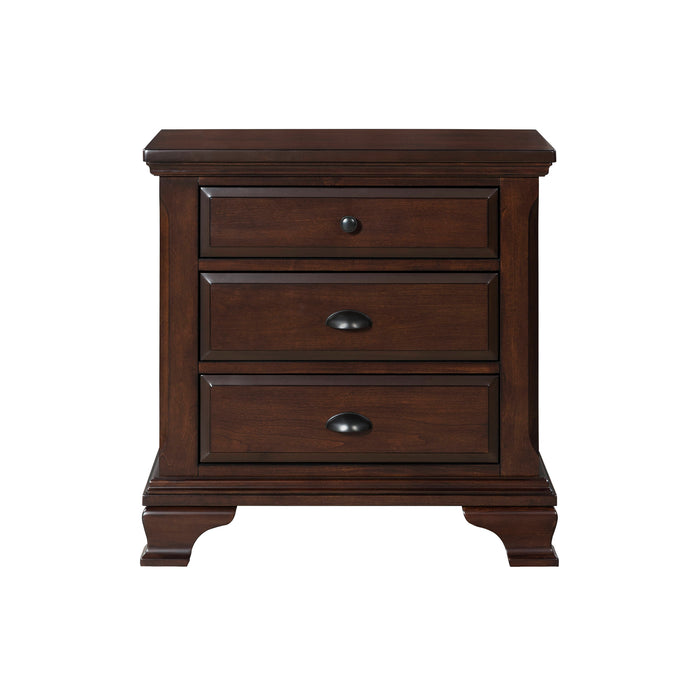 Canton Nightstand Cherry - In Home Furniture (San Antonio, TX)