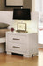 Jessica Nightstand Panels White (Set of 2) - In Home Furniture (San Antonio, TX)