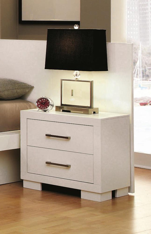 Jessica Nightstand Panels White (Set of 2) - In Home Furniture (San Antonio, TX)