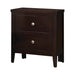 Carlton 2-drawer Rectangular Nightstand Cappuccino - In Home Furniture (San Antonio, TX)