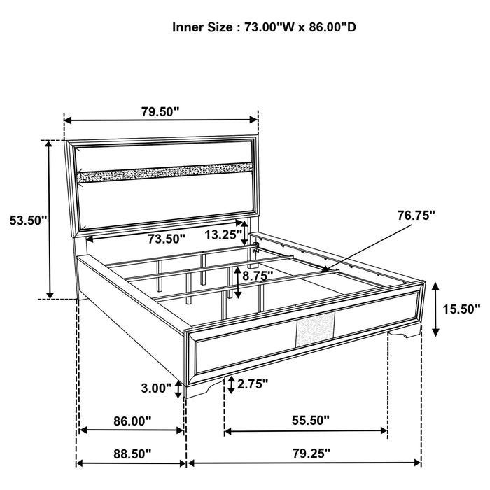 Miranda Panel Bed - In Home Furniture (San Antonio, TX)