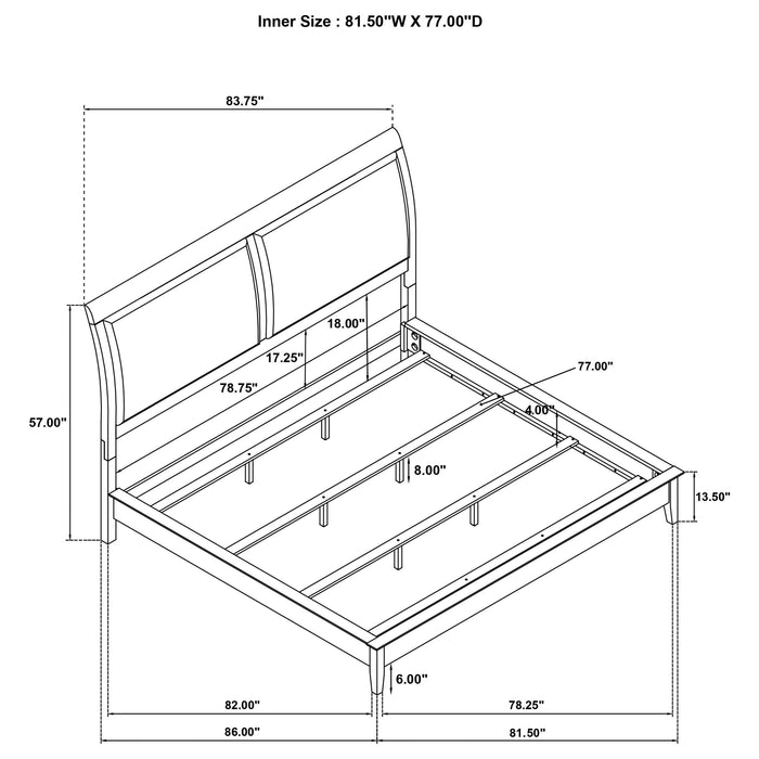 Bexhill Panel Bed - In Home Furniture (San Antonio, TX)