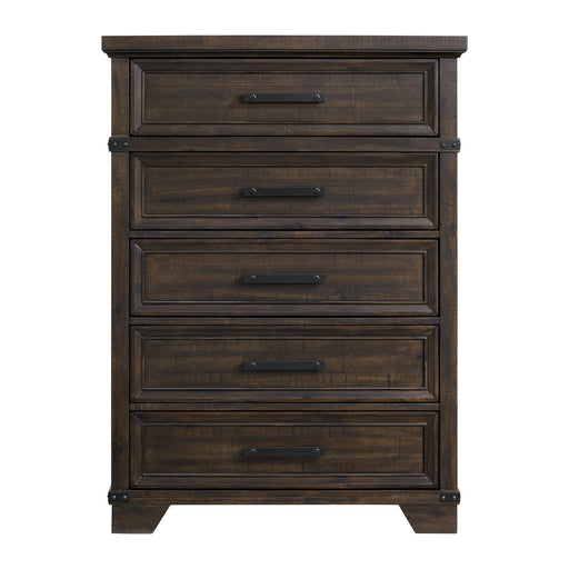 Colorado City 5-Drawer Chest in Charcoal - In Home Furniture (San Antonio, TX)