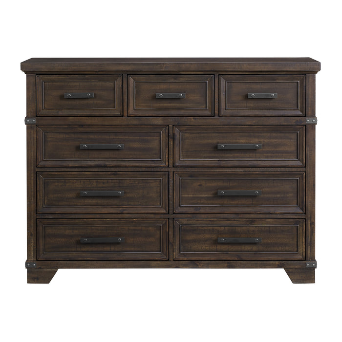 Colorado City 9-Drawer Dresser in Charcoal - In Home Furniture (San Antonio, TX)