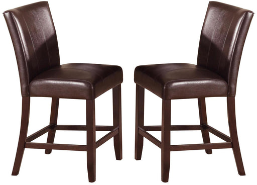 Crown Mark Ferrara Counter Height Chair in Dark Brown (Set of 2) 2723S-24 image