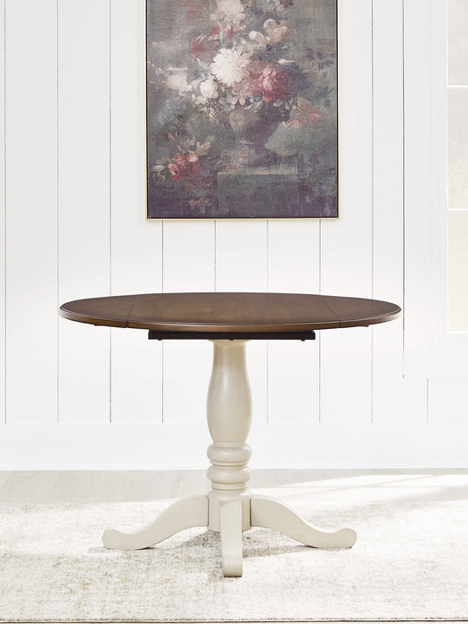 Wirloni Dining Drop Leaf Table - In Home Furniture (San Antonio, TX)
