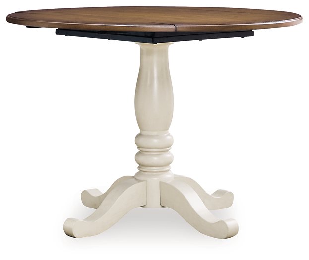 Wirloni Dining Drop Leaf Table - In Home Furniture (San Antonio, TX)