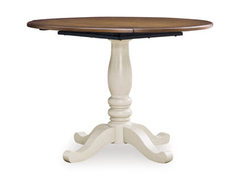 Wirloni Dining Drop Leaf Table - In Home Furniture (San Antonio, TX)