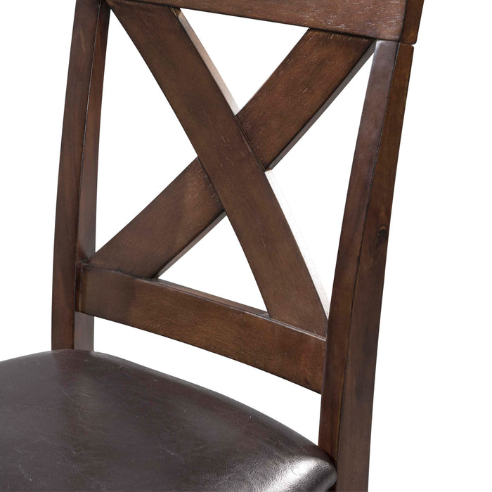 Alex 60" 7Pc Counter Dining Set - In Home Furniture (San Antonio, TX)