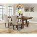 Jax 5pc Dining Set-Table, 4 Upholstered Side Chairs - In Home Furniture (San Antonio, TX)