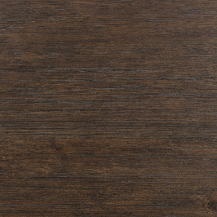 Martin 5pc Counter Set (Dark Brown Top - White Base) - In Home Furniture (San Antonio, TX)