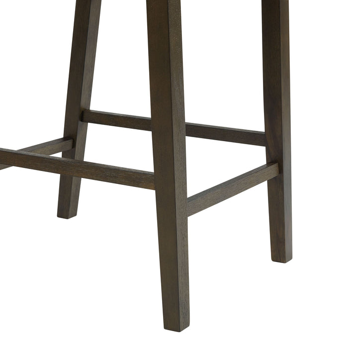 Dapper Counter Side Chair (Walnut Finish) (Two Per Carton)