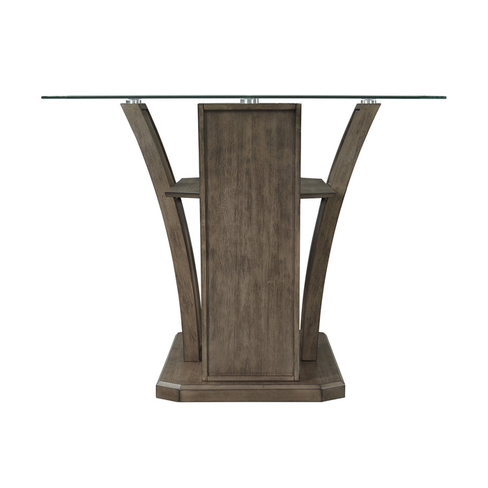 Dapper Grey Rectangular Counter Table - In Home Furniture (San Antonio, TX)