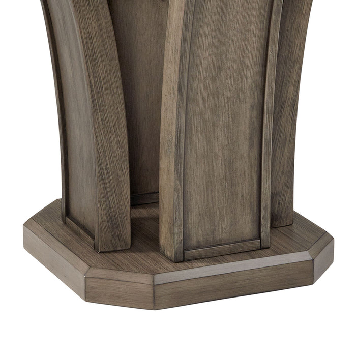 Dapper Square End Table Grey - In Home Furniture (San Antonio, TX)