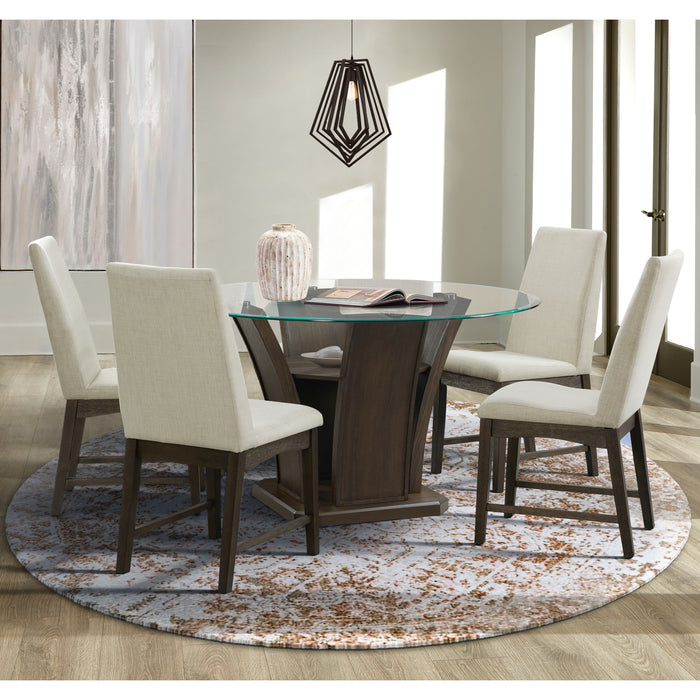 Dapper Round Dining Table - In Home Furniture (San Antonio, TX)