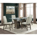 Dapper 5PC Rectangular Standard Height Dining Set in Walnut-Table & Four Chairs - In Home Furniture (San Antonio, TX)
