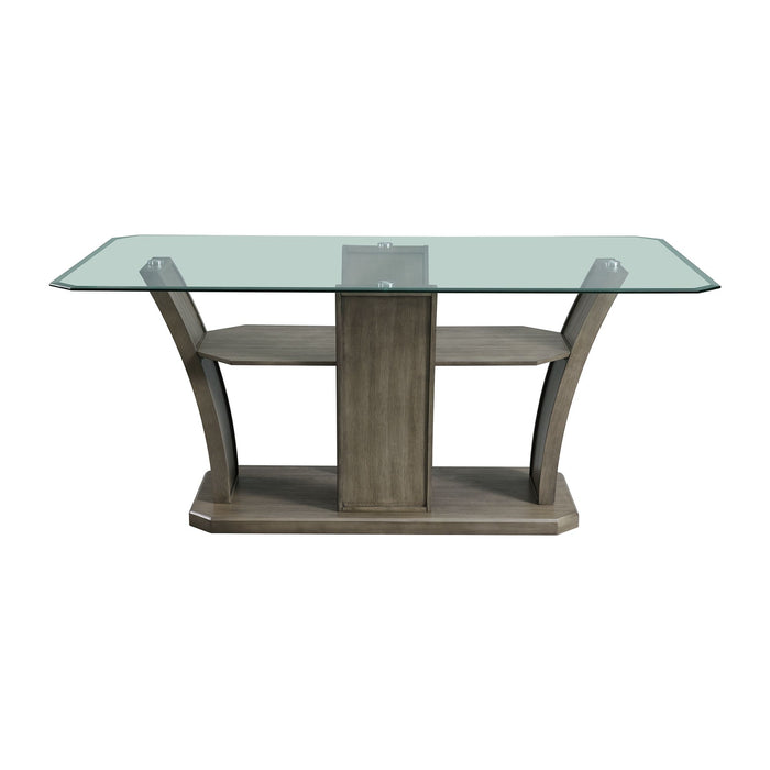 Dapper Grey Rectangular Dining Table - In Home Furniture (San Antonio, TX)