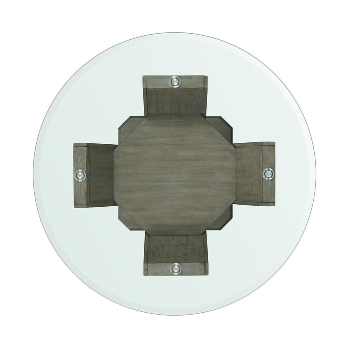 Dapper Grey Round Counter Table - In Home Furniture (San Antonio, TX)
