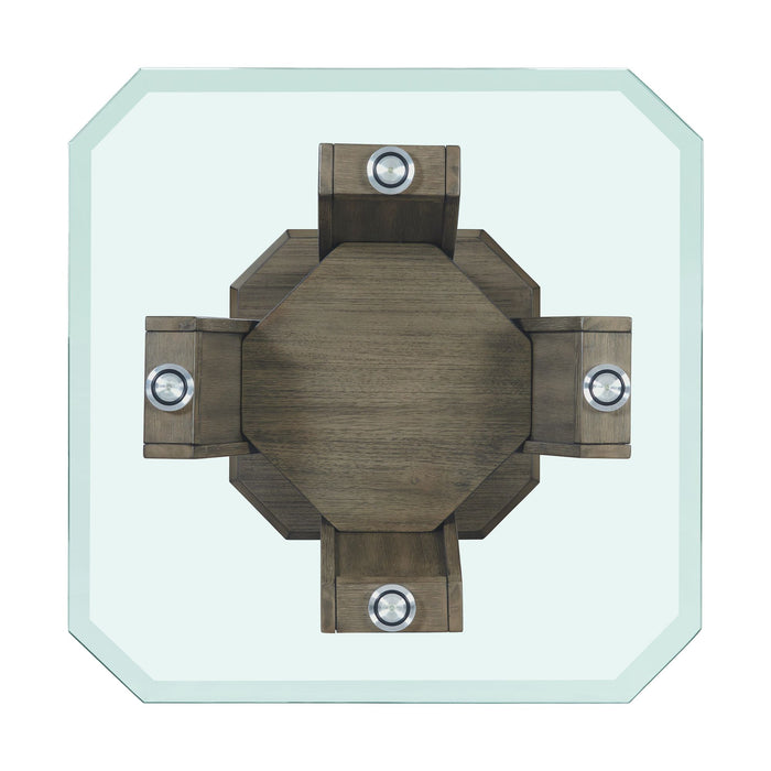 Dapper Square End Table Grey - In Home Furniture (San Antonio, TX)