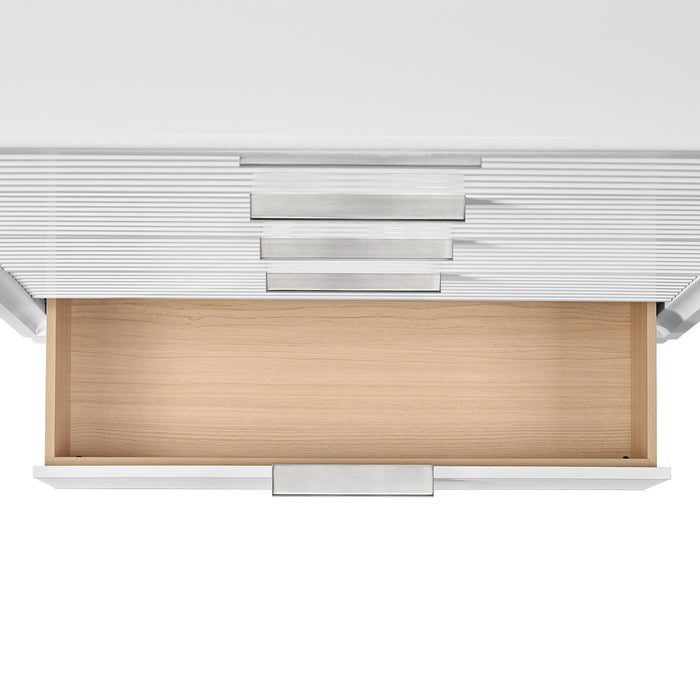 Denmark UPH Bedroom Set with Lights - In Home Furniture (San Antonio, TX)