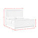 Denmark UPH Bedroom Set with Lights - In Home Furniture (San Antonio, TX)
