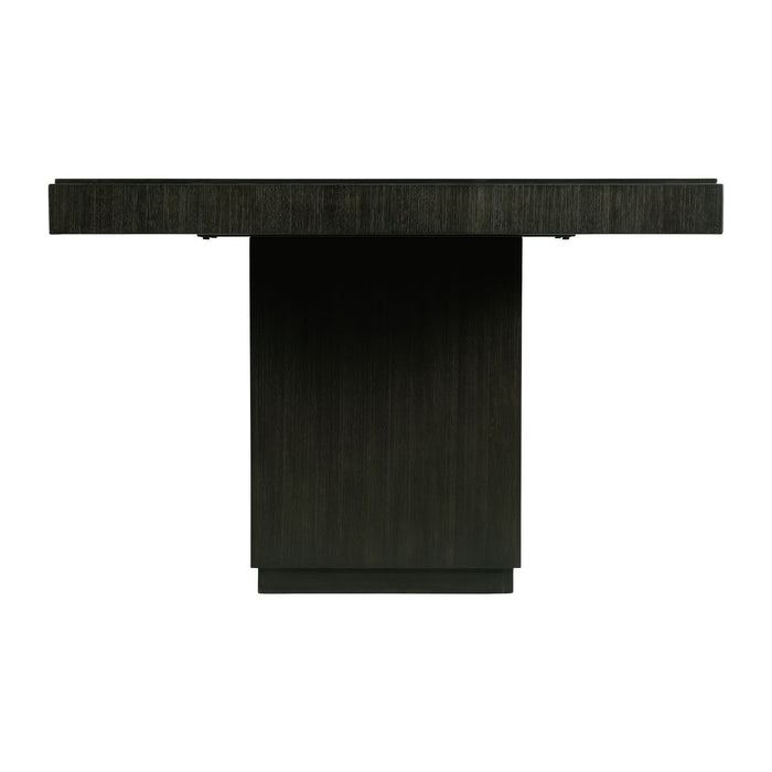 Donovan Rectangular Standard Height Dining Table in Black - In Home Furniture (San Antonio, TX)