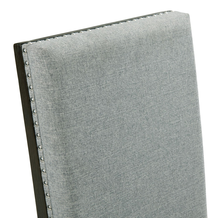 Donovan Upholstery Arm Chair Dark (2 Per Pack) - In Home Furniture (San Antonio, TX)