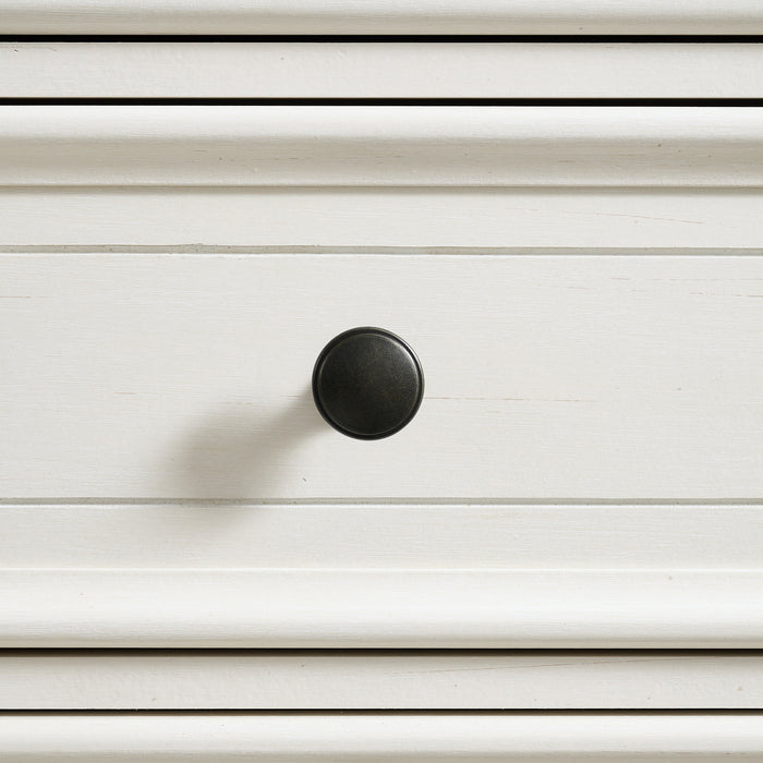 Eastwood Youth 7-Drawer Dresser in Brown and Off-White - In Home Furniture (San Antonio, TX)