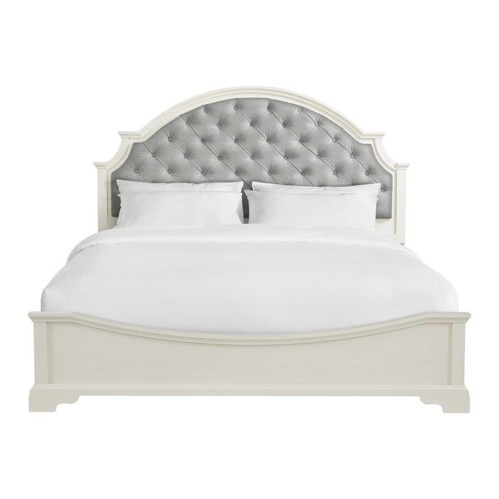Eastwood Youth UPH Bed in Off-White - In Home Furniture (San Antonio, TX)